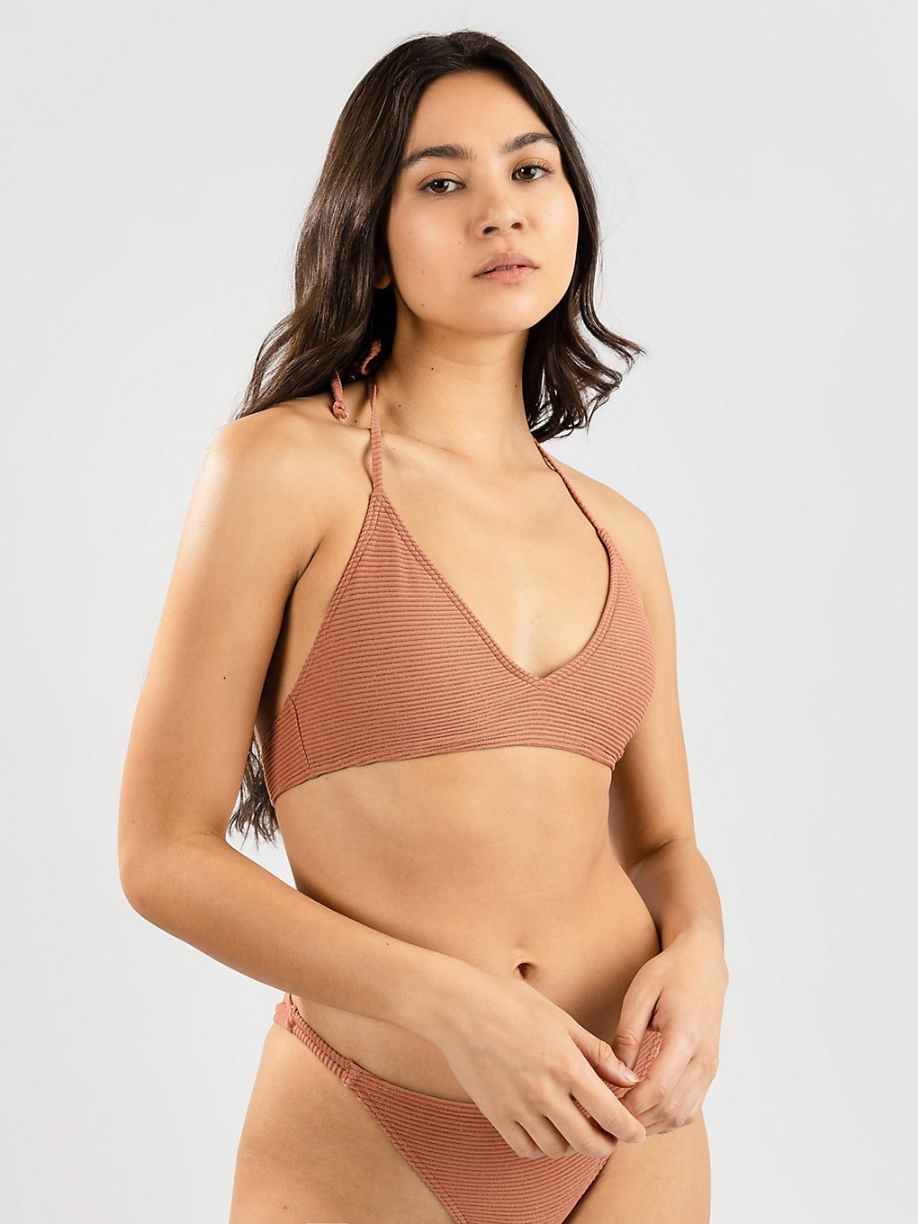 Roxy Coconut Crew Fixed Bikini top rood