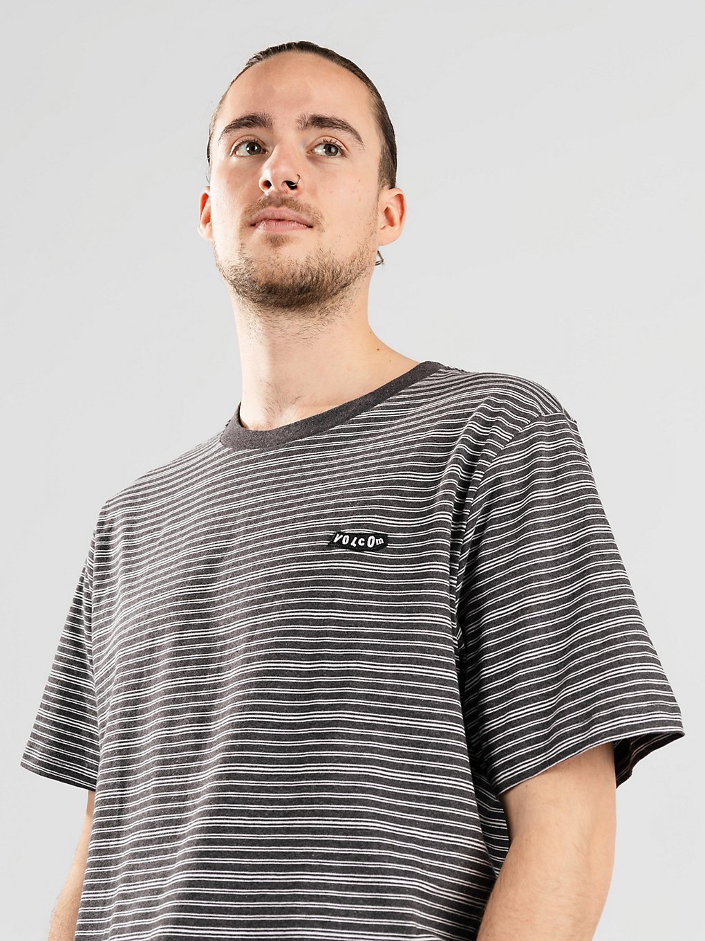 Volcom Static Stripe Crew Polo zwart