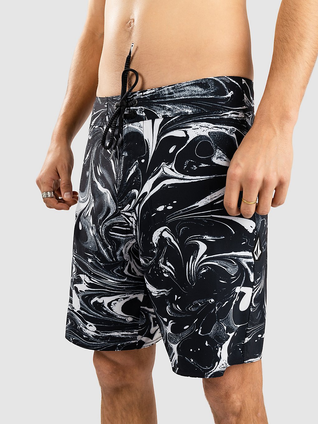 Volcom Marble Mod 19 Boardshorts zwart