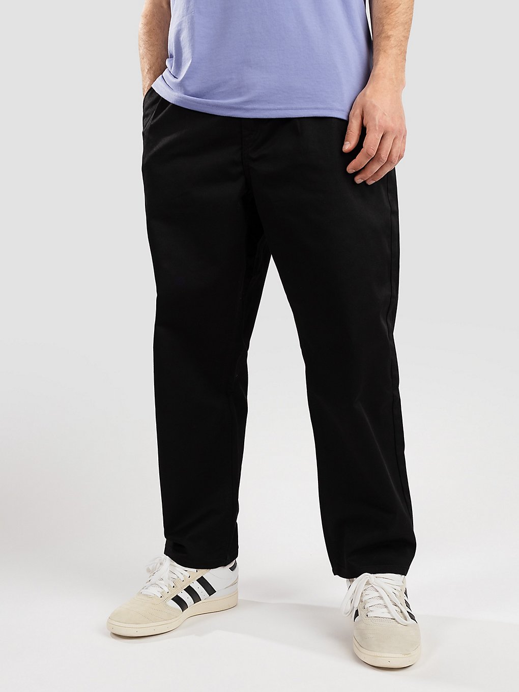 Volcom Pleated Loose Tapered Broek zwart