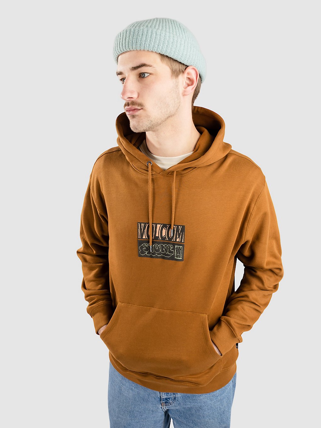 Volcom Puffstone Hoodie bruin