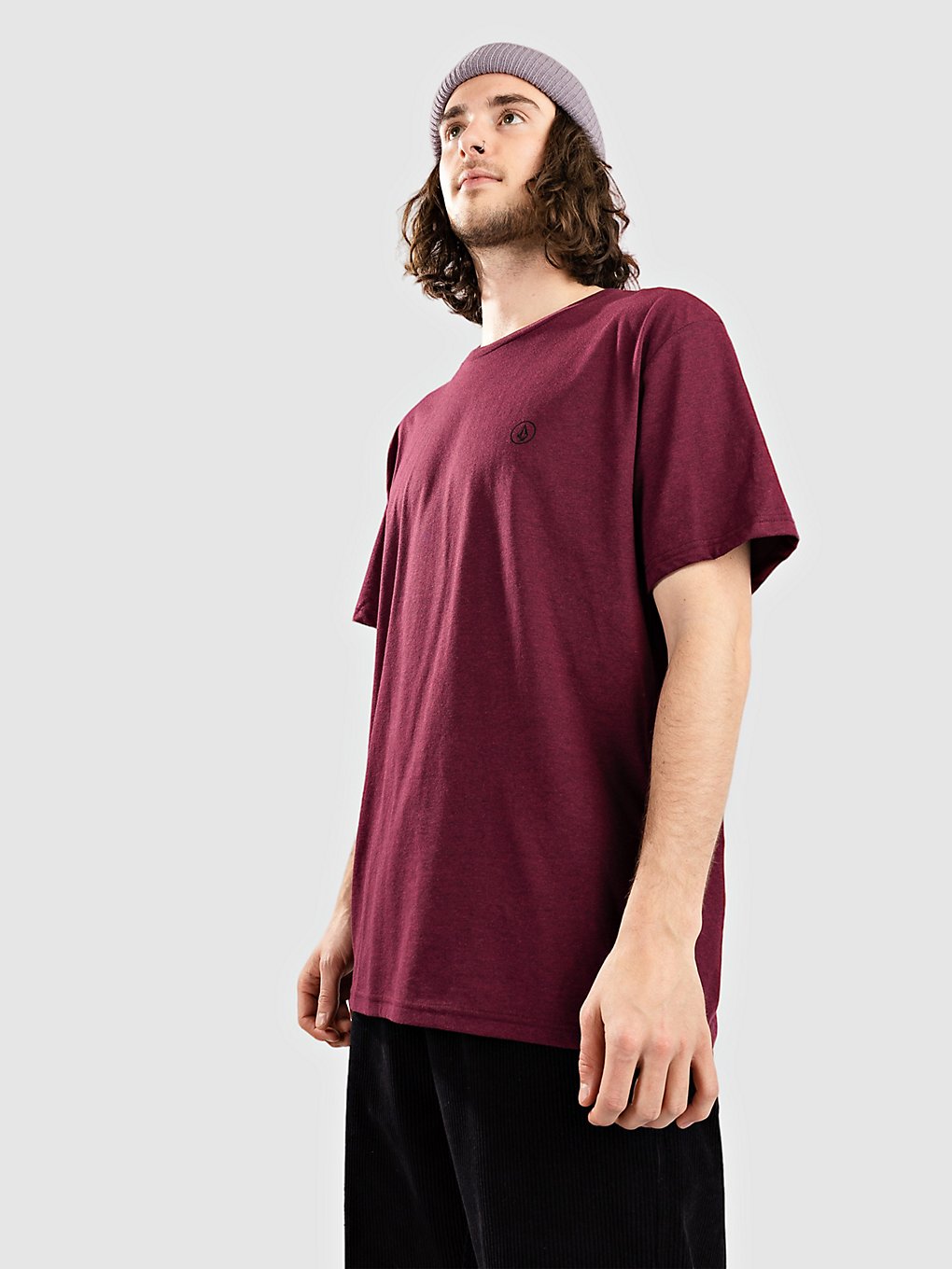 Volcom Circle Blanks Hth T-Shirt rood