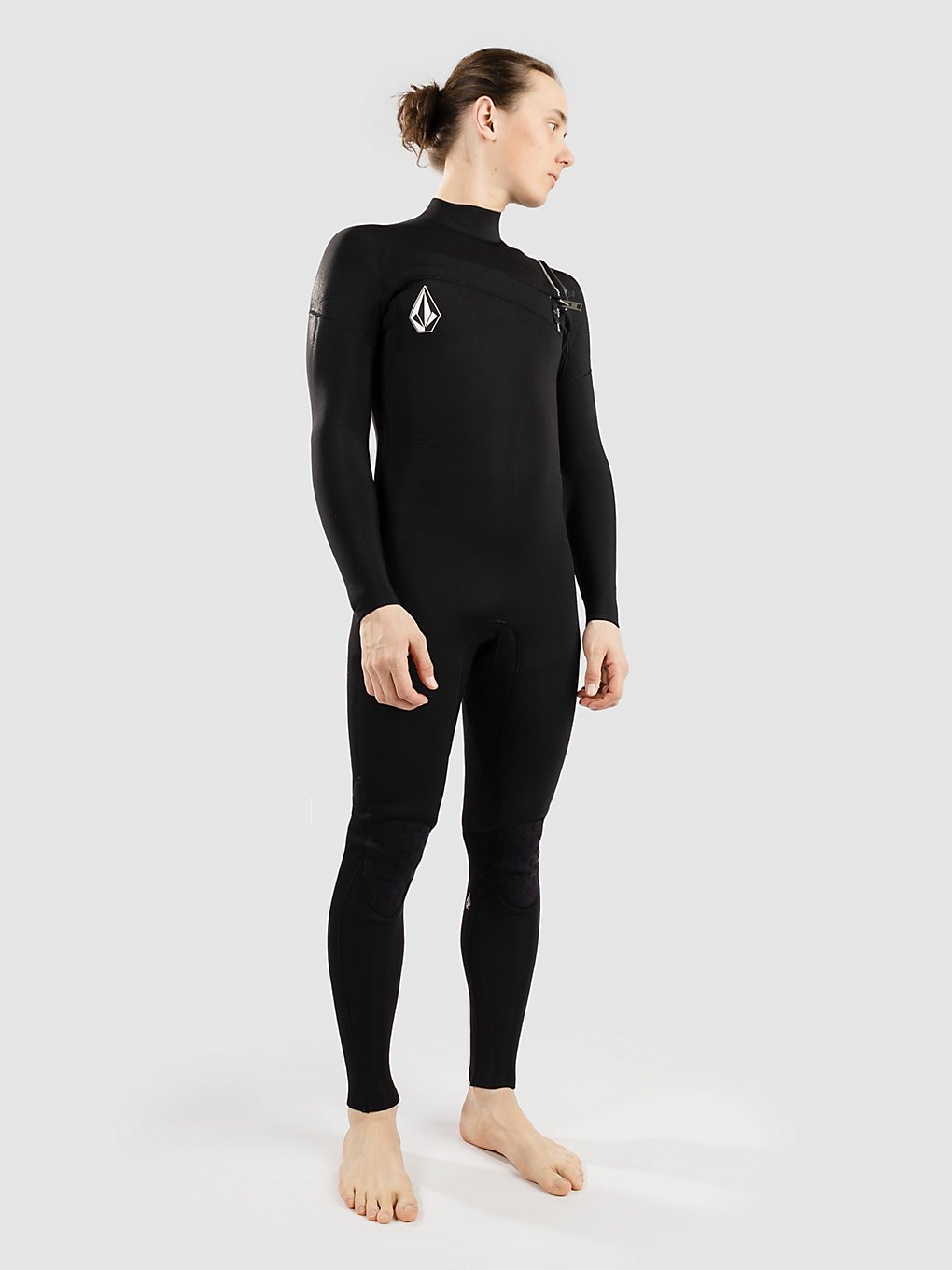 Volcom 3/2mm Chest Zip Fullsuit Wetsuit zwart