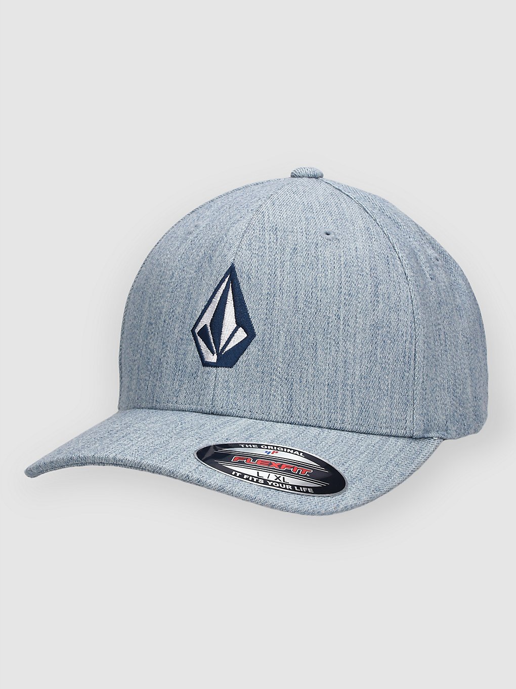 Volcom Full Stone Hthr Flexfit petje blauw