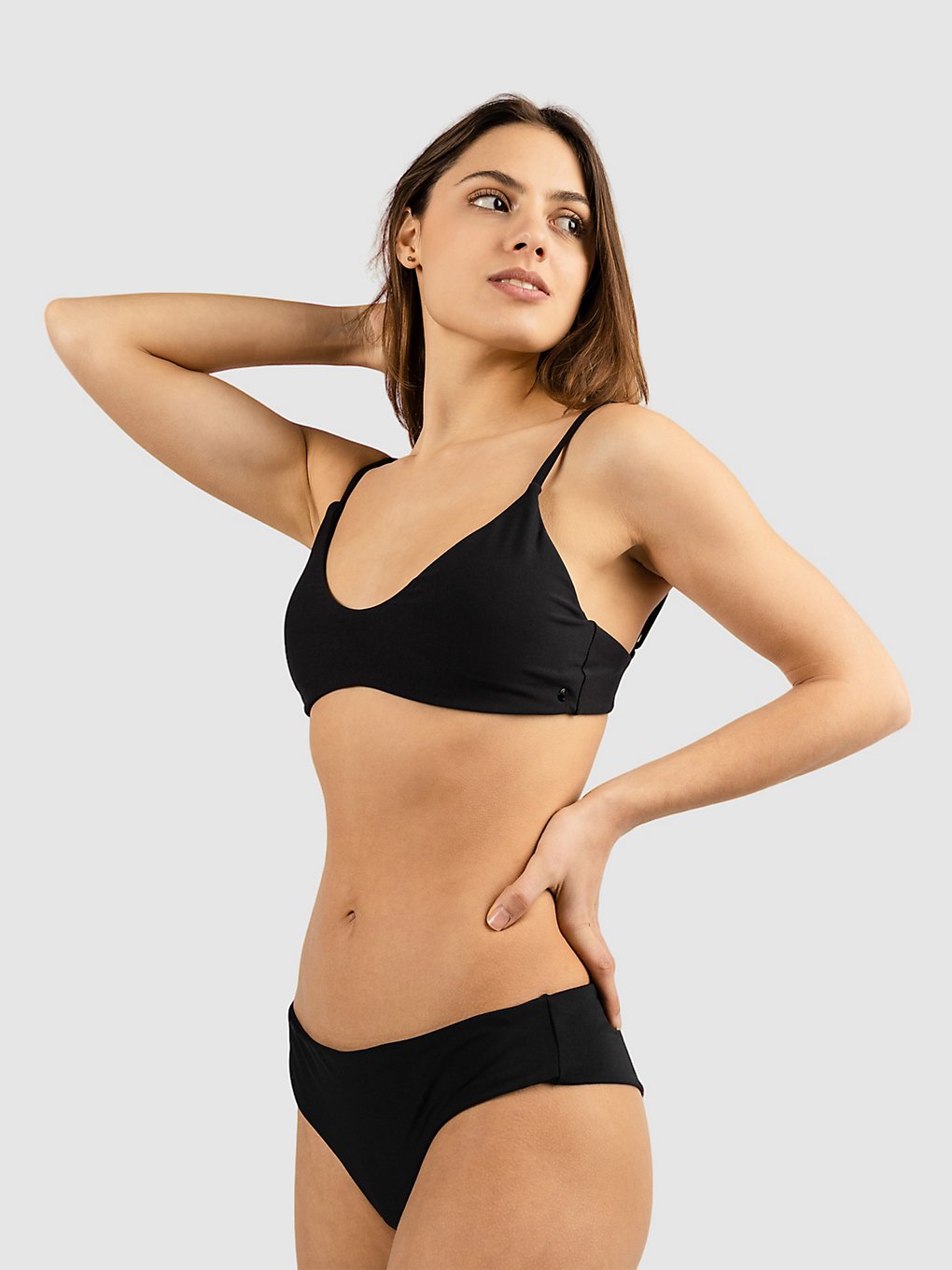 Volcom Simply Seamless Scoop Bikini top zwart