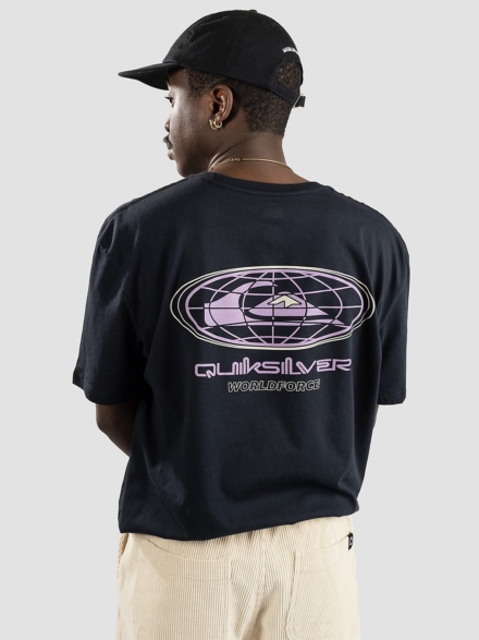 Quiksilver On The Grid T-Shirt zwart