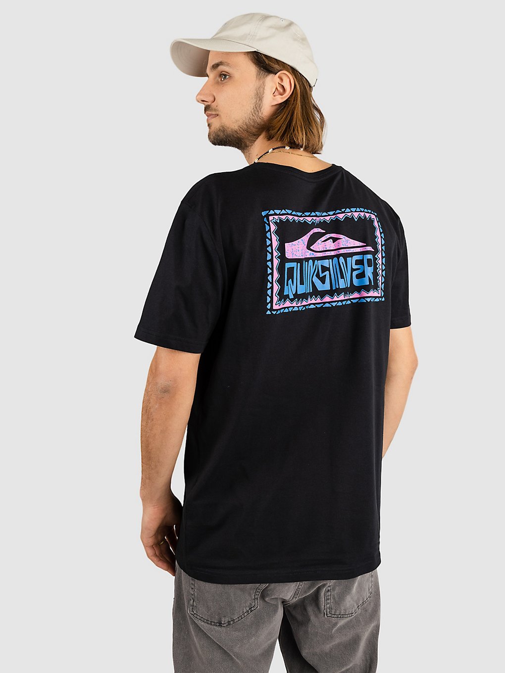 Quiksilver Warped Frames T-Shirt zwart