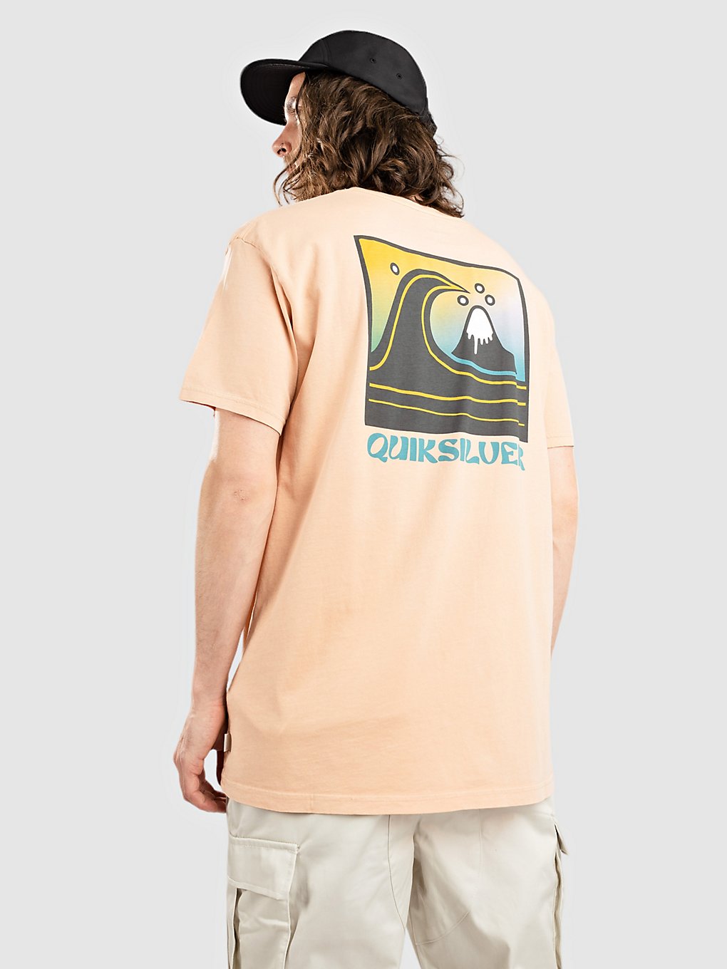 Quiksilver Qs Bubble Stamp T-Shirt bruin