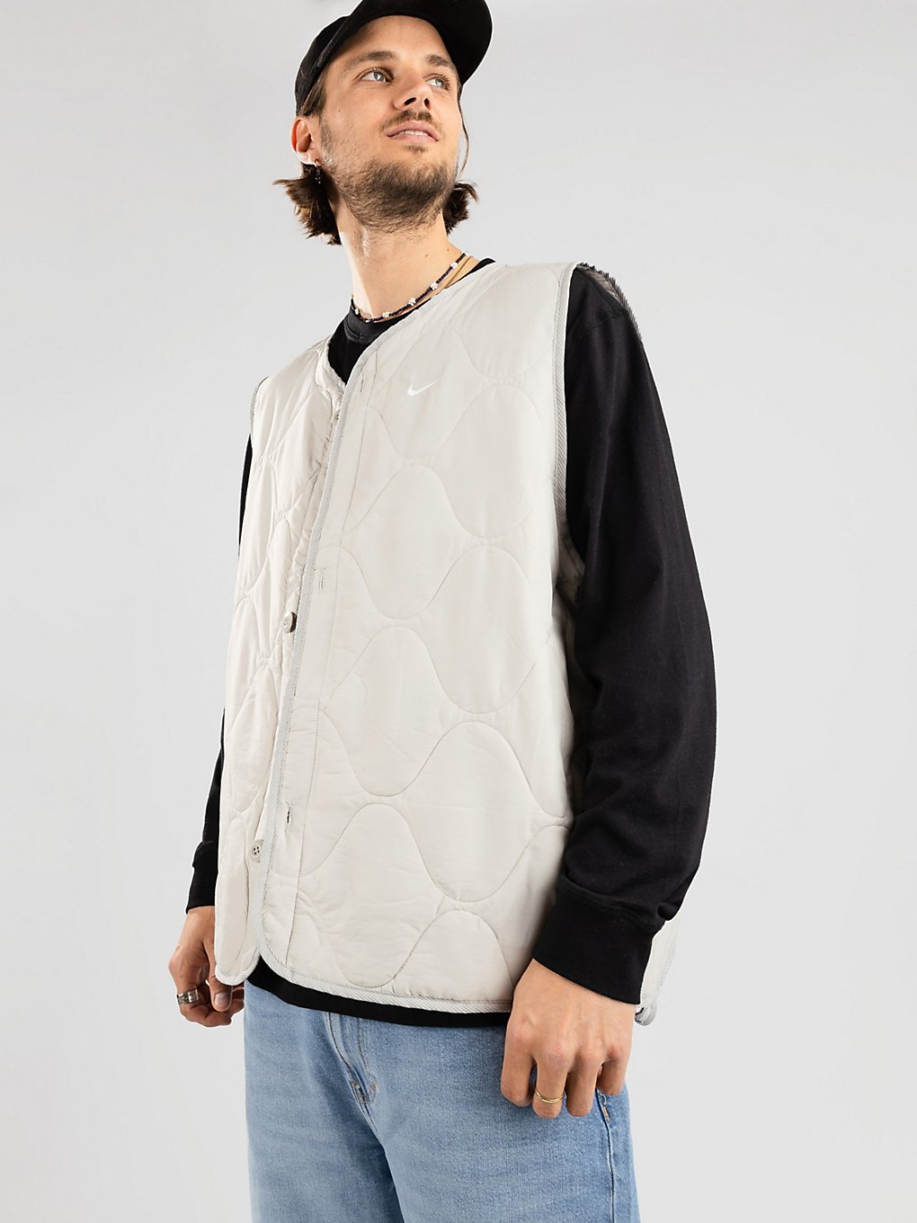 Nike Woven Insulated Military Bodywarmer grijs