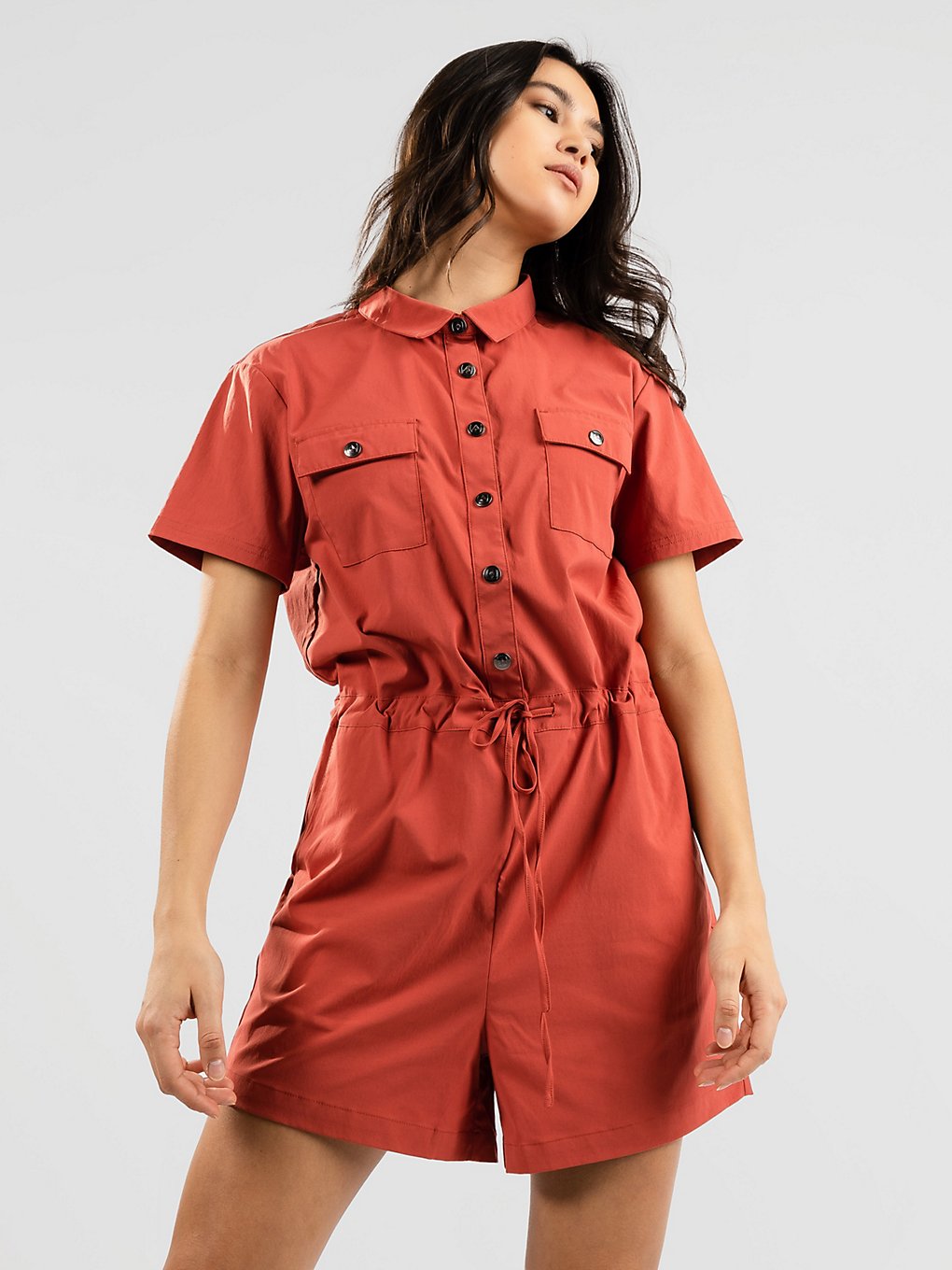 Coal Almena Jumpsuit rood