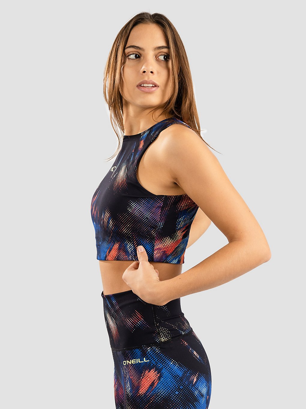 O'Neill Active Cropped Tanktop patroon