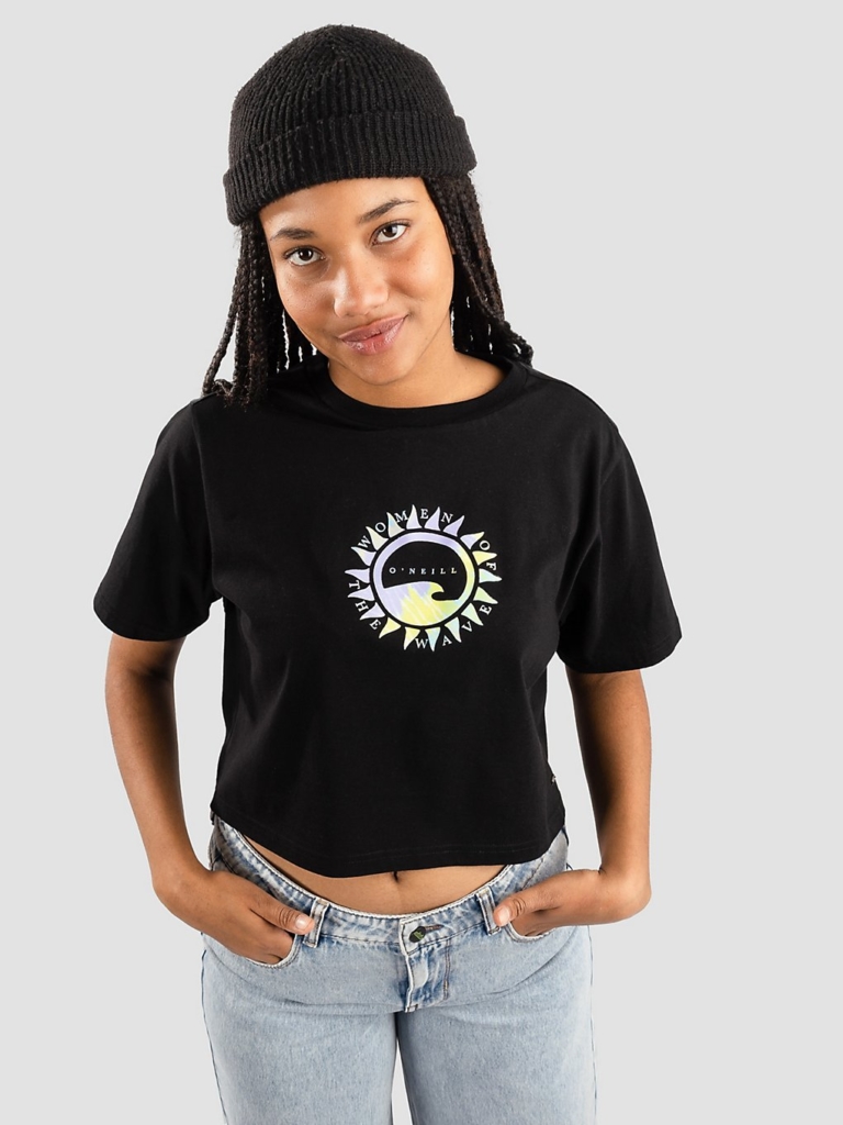 O’Neill Wow Cropped T-Shirt zwart