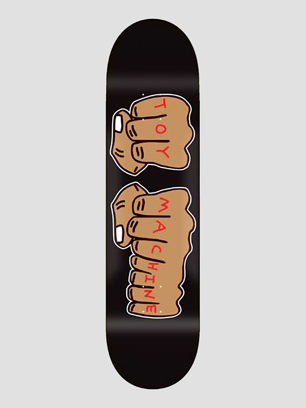 Toy Machine Fists 8.0" Skateboard deck zwart