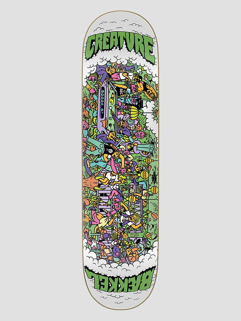 Creature Baekkel Bar Crawl SM 8.0" Skateboard deck wit