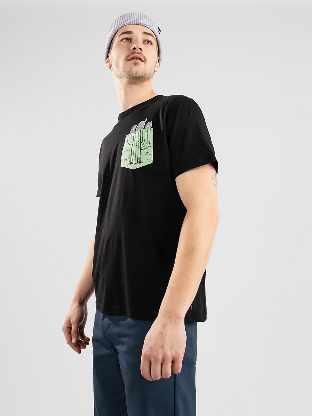 Rip Curl Inda Pocket T-Shirt zwart