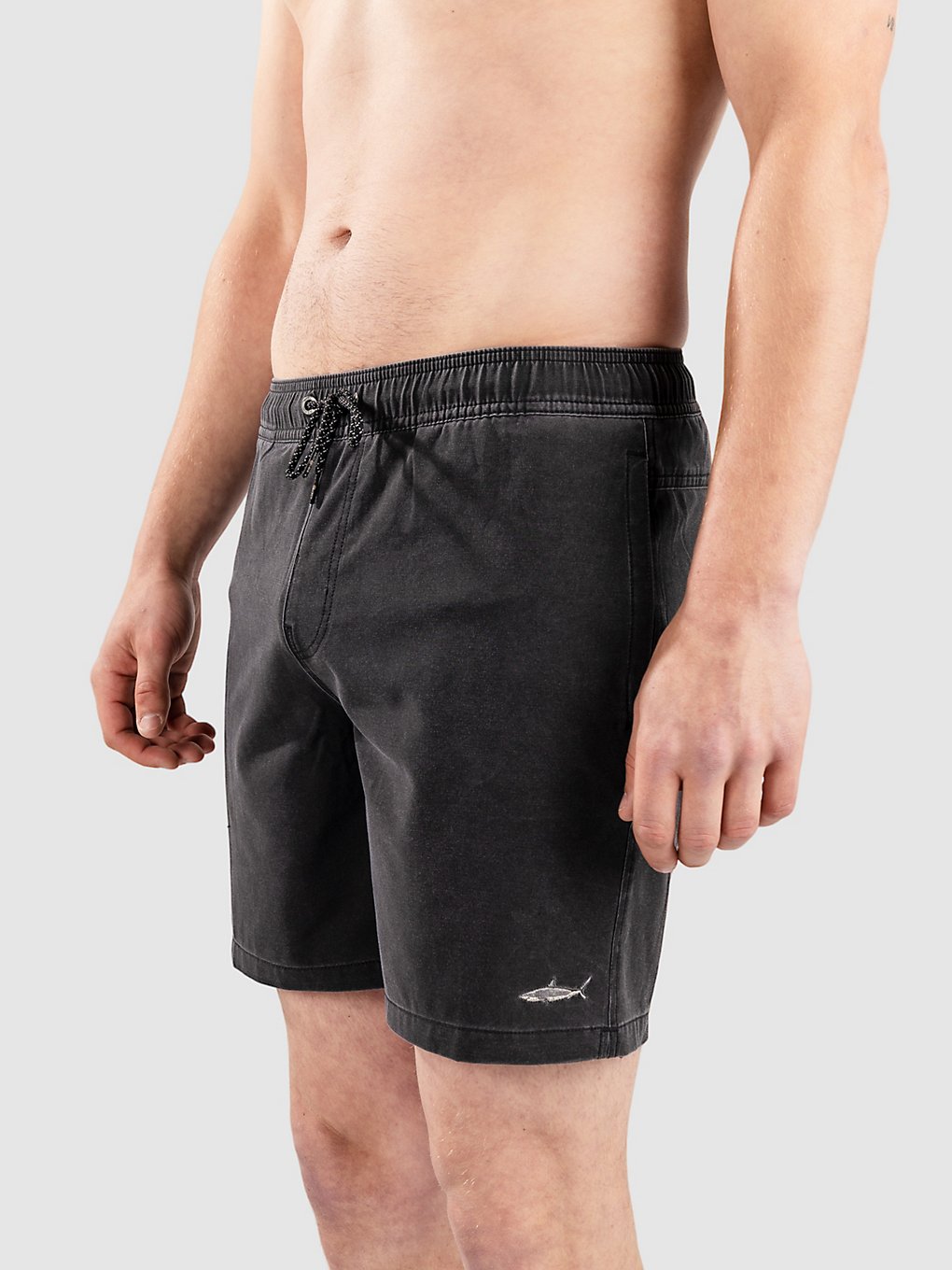 Salty Crew Driftwood Elastic Boardshorts zwart