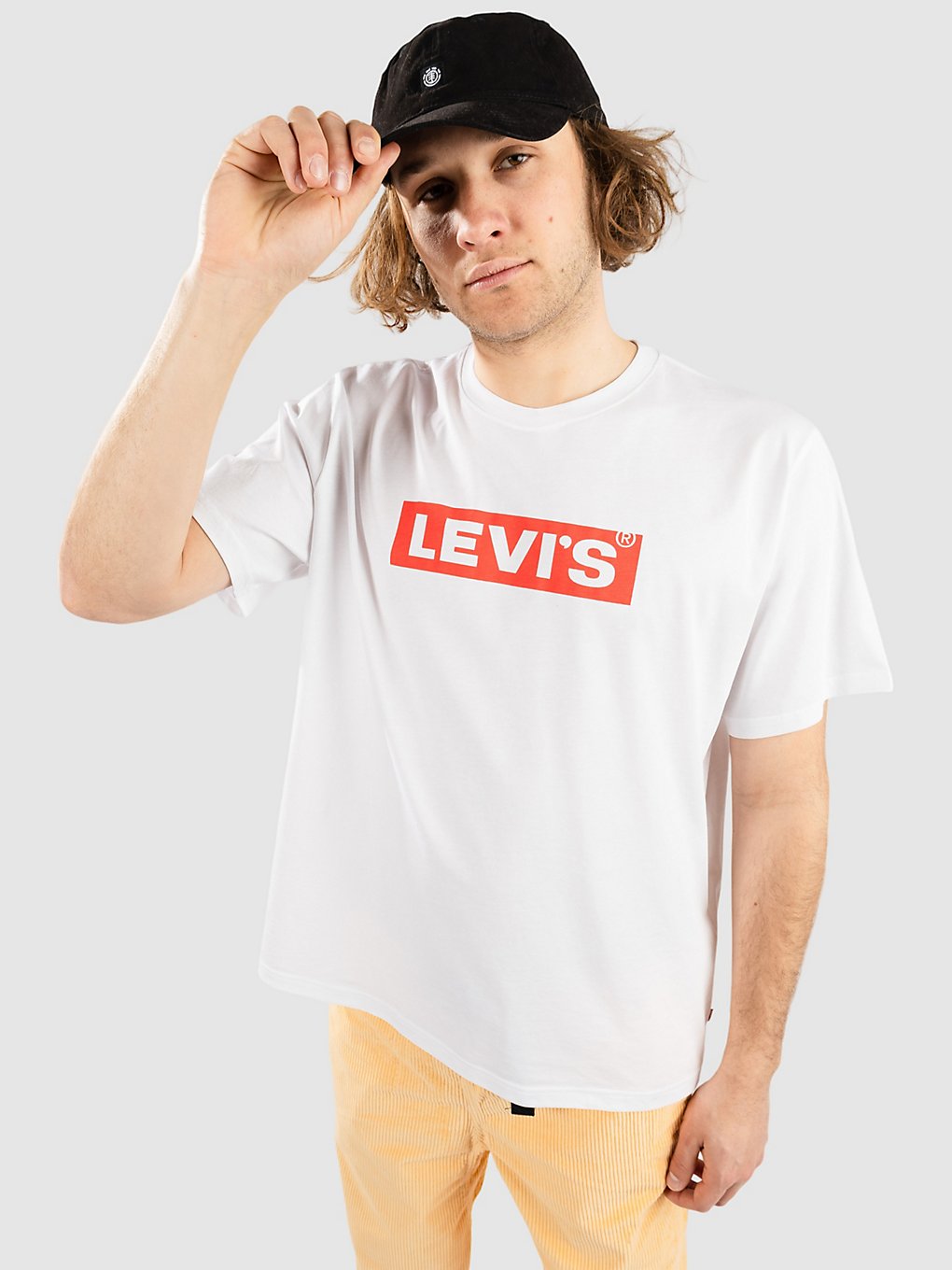 Levi's Relaxed Fit Reds T-Shirt wit