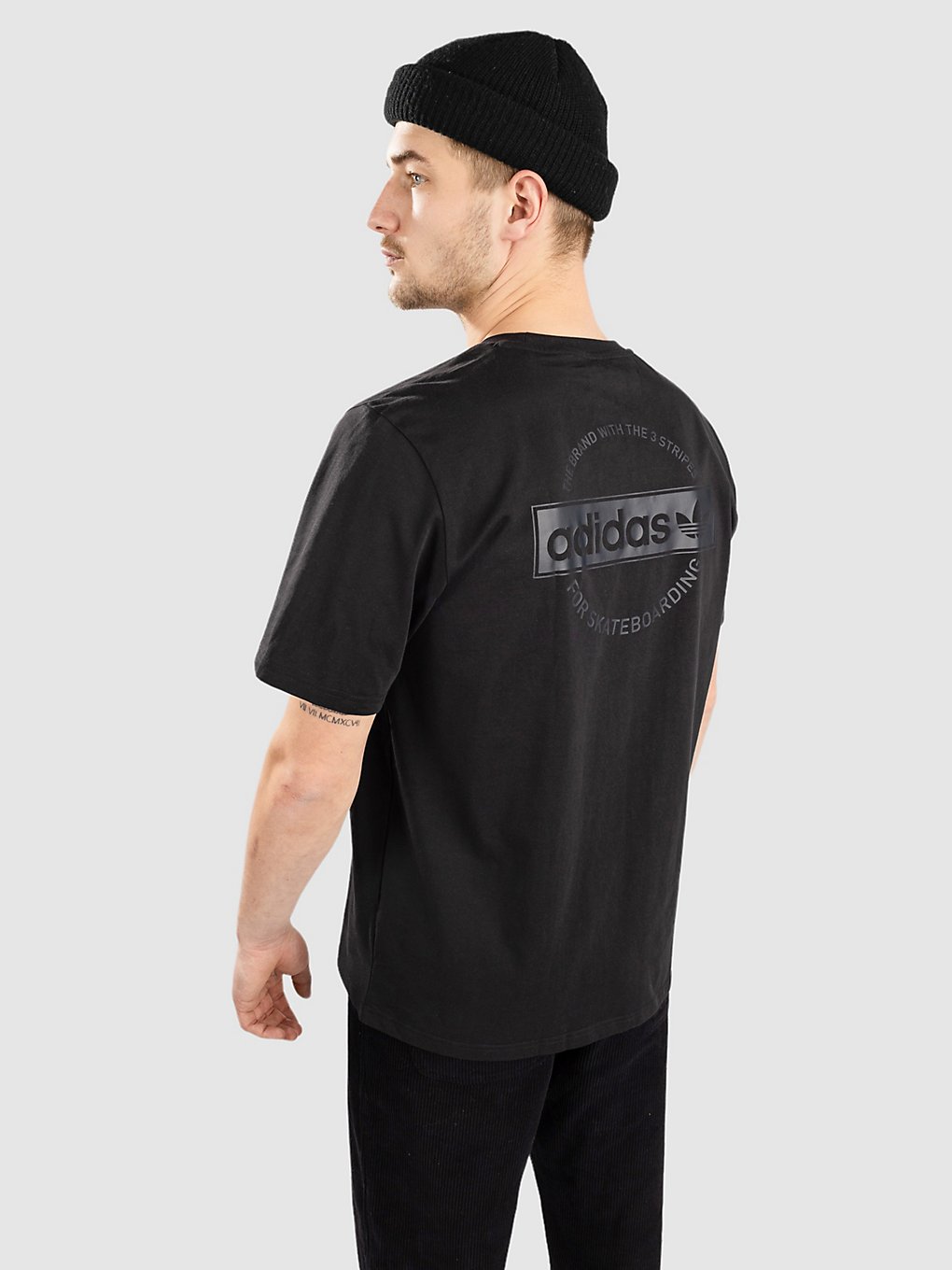 adidas Skateboarding 4.0 Circle T-Shirt zwart