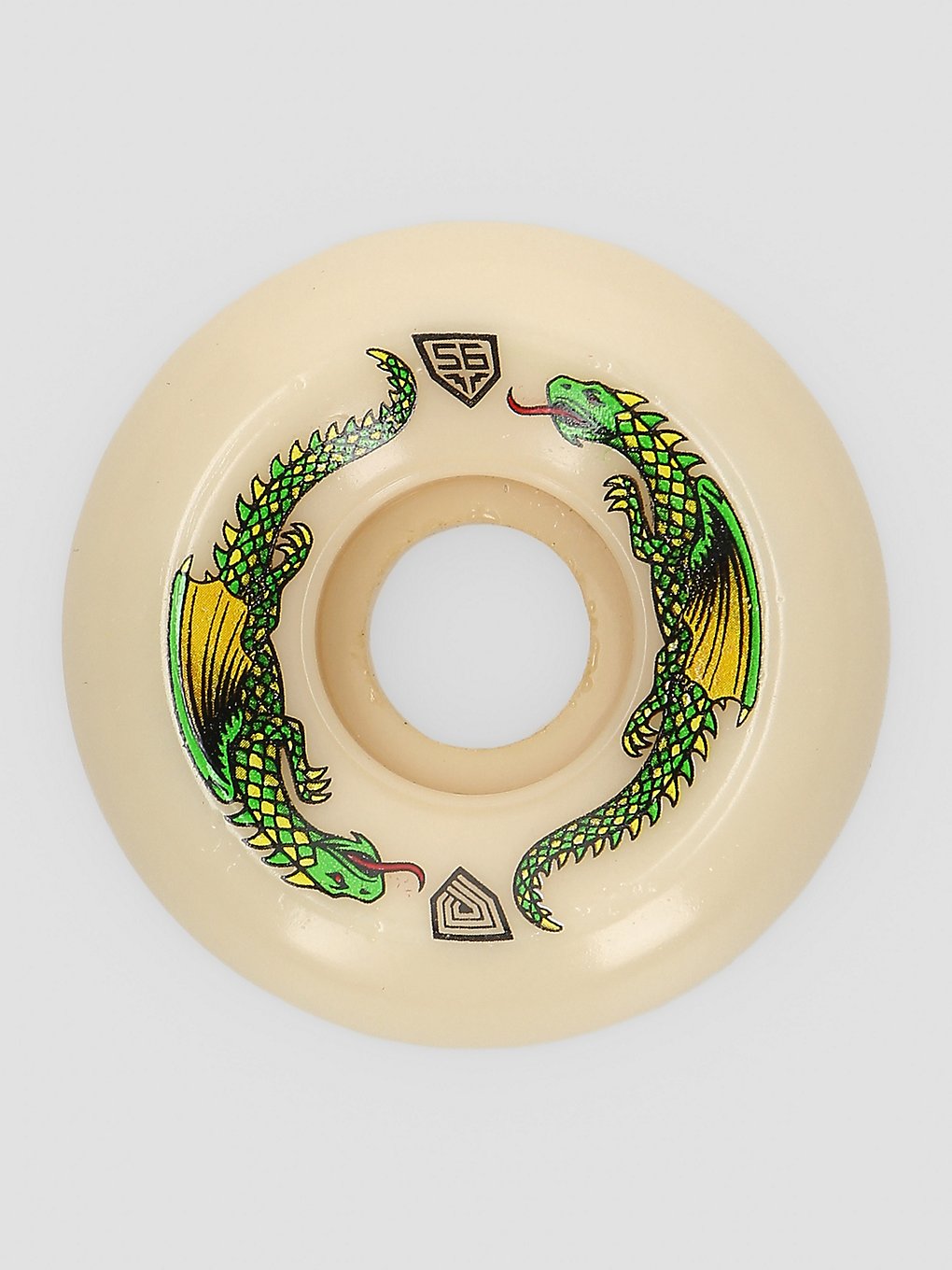 Powell Peralta Dragons 93A V6 Wide Cut 56mm Wielen wit