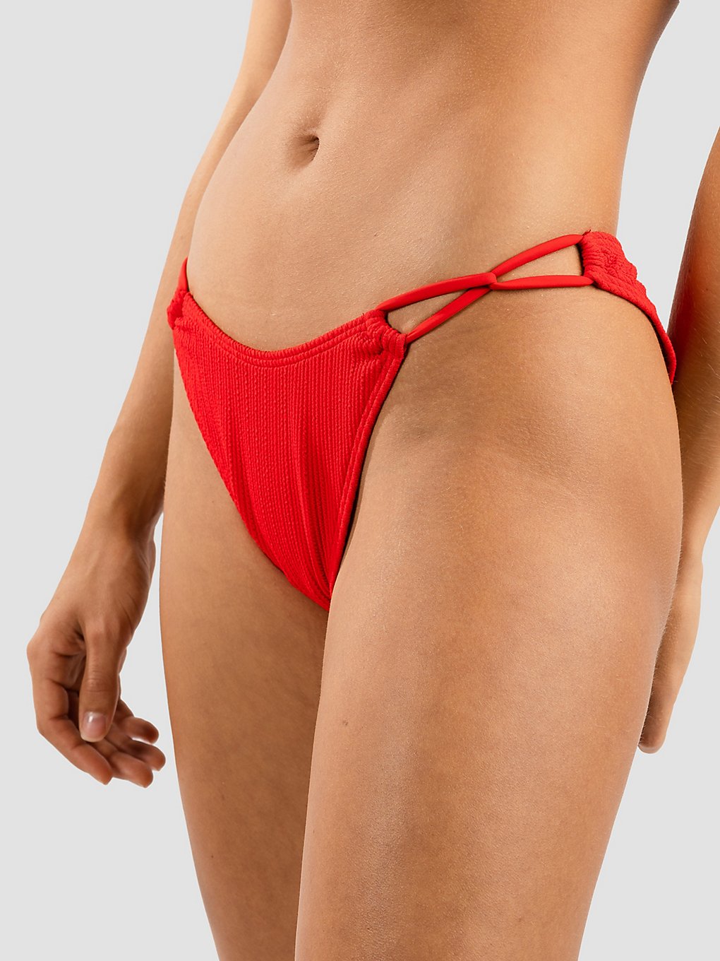 Damsel Braided Rip Bikini broek rood