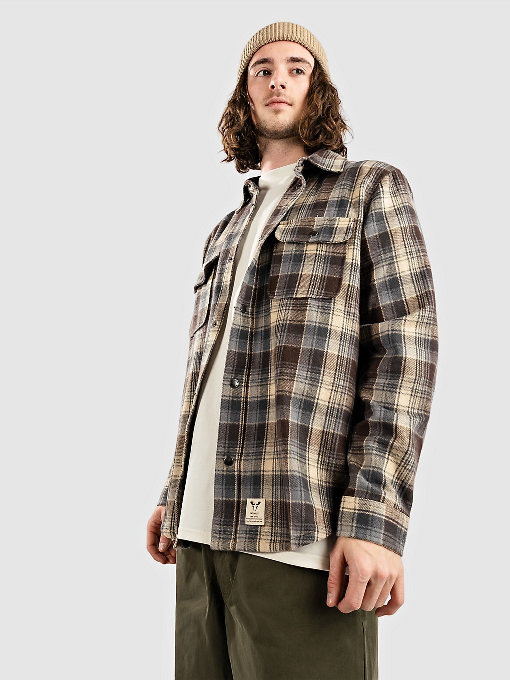 Fat Moose Adrian Cotton Check Hemd patroon