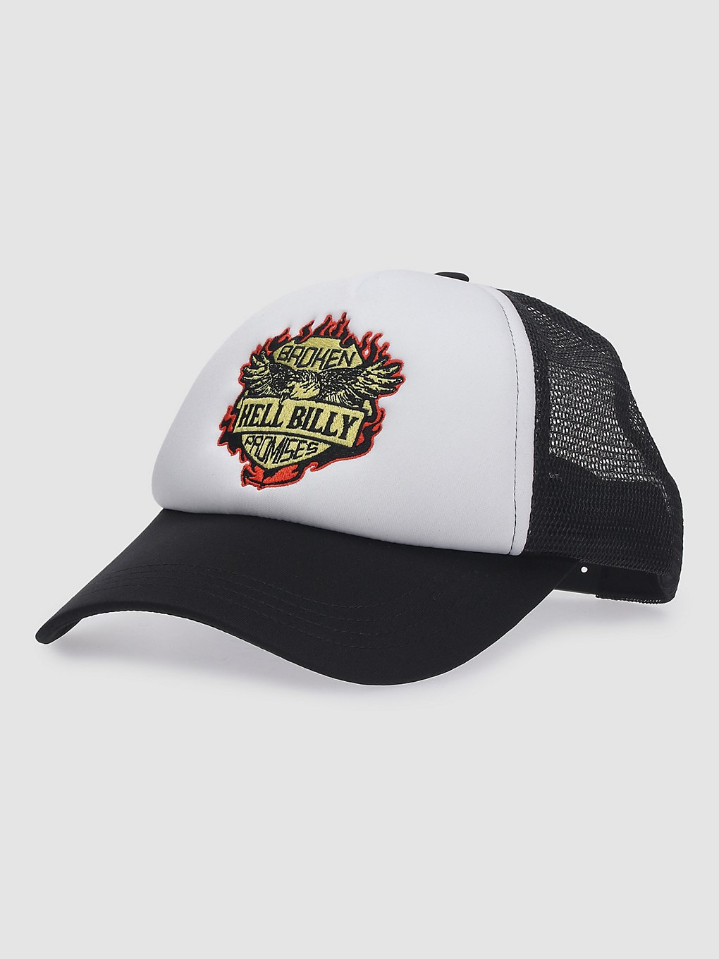 Broken Promises Big Road Mesh Trucker petje zwart