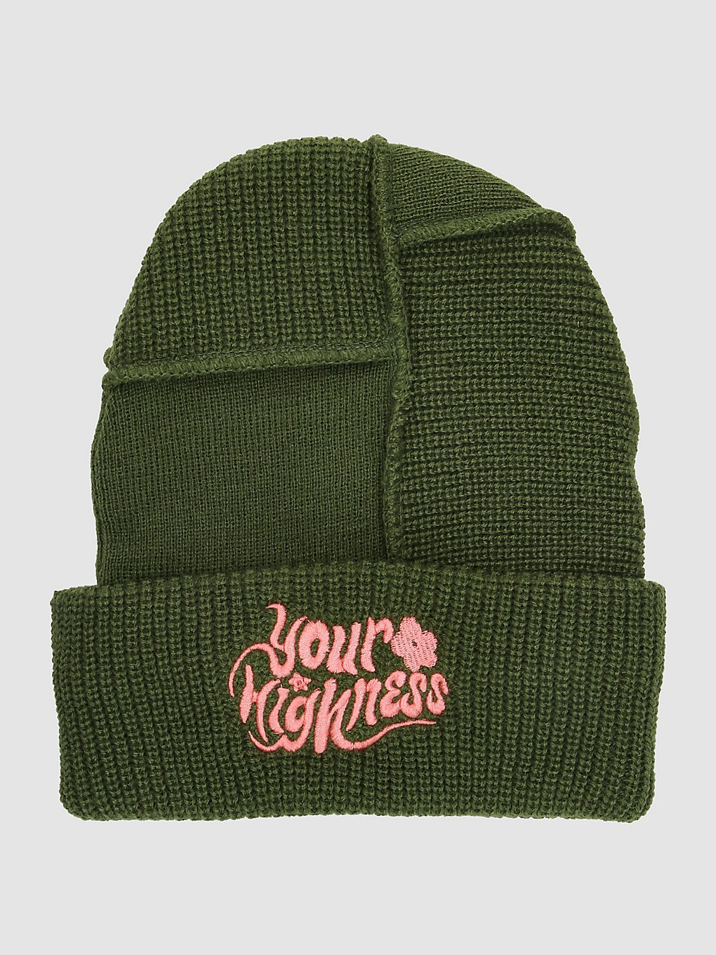 Your Highness Swerve Raw-Seam Muts groen