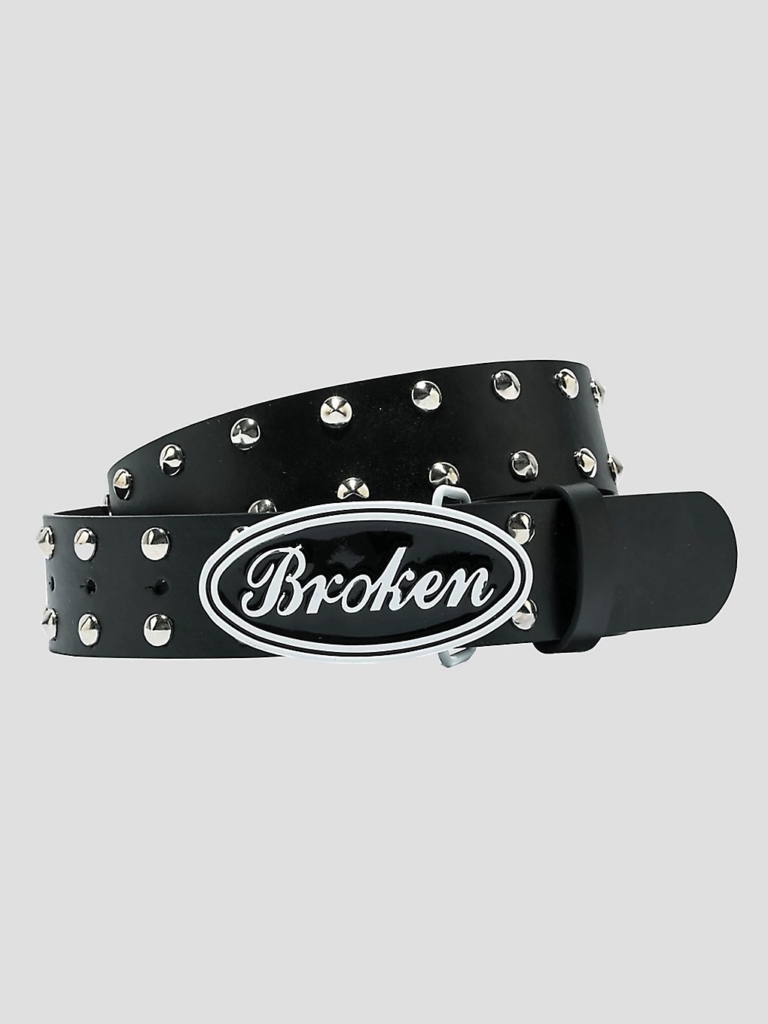Broken Promises Truckstop Studded Riem zwart