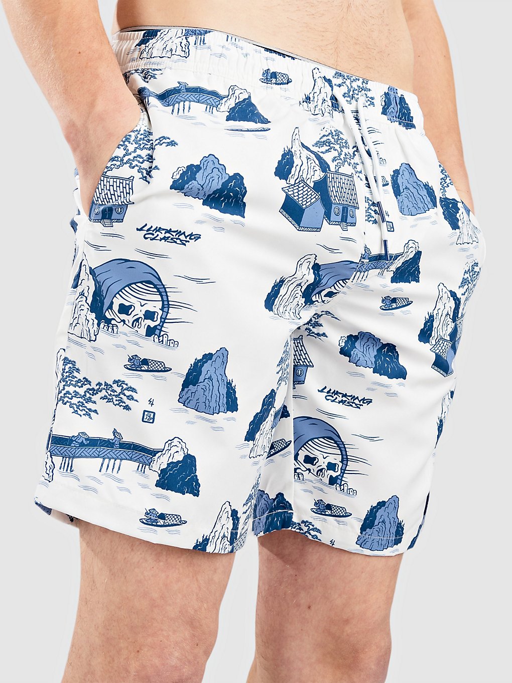 Lurking Class Tucks Boardshorts wit