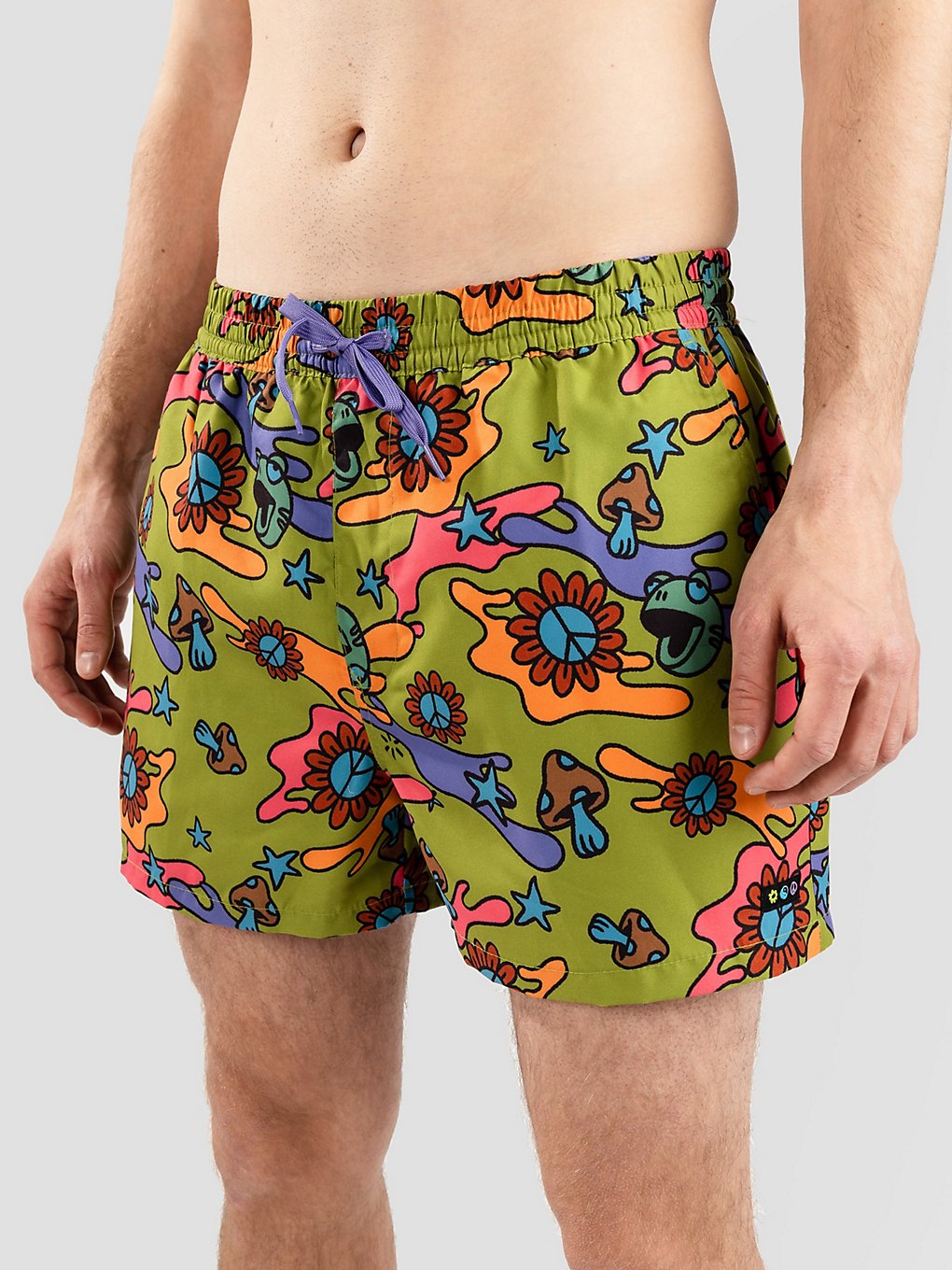 A.Lab Skippy Trippy Boardshorts groen