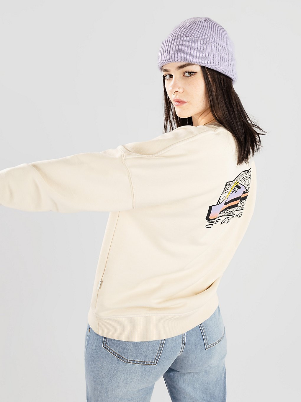 Quiksilver Uni Oversized Crew Trui