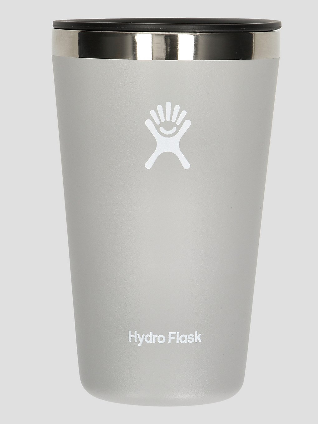 Hydro Flask 16 Oz All Around Tumbler Press-In Lid Fles grijs