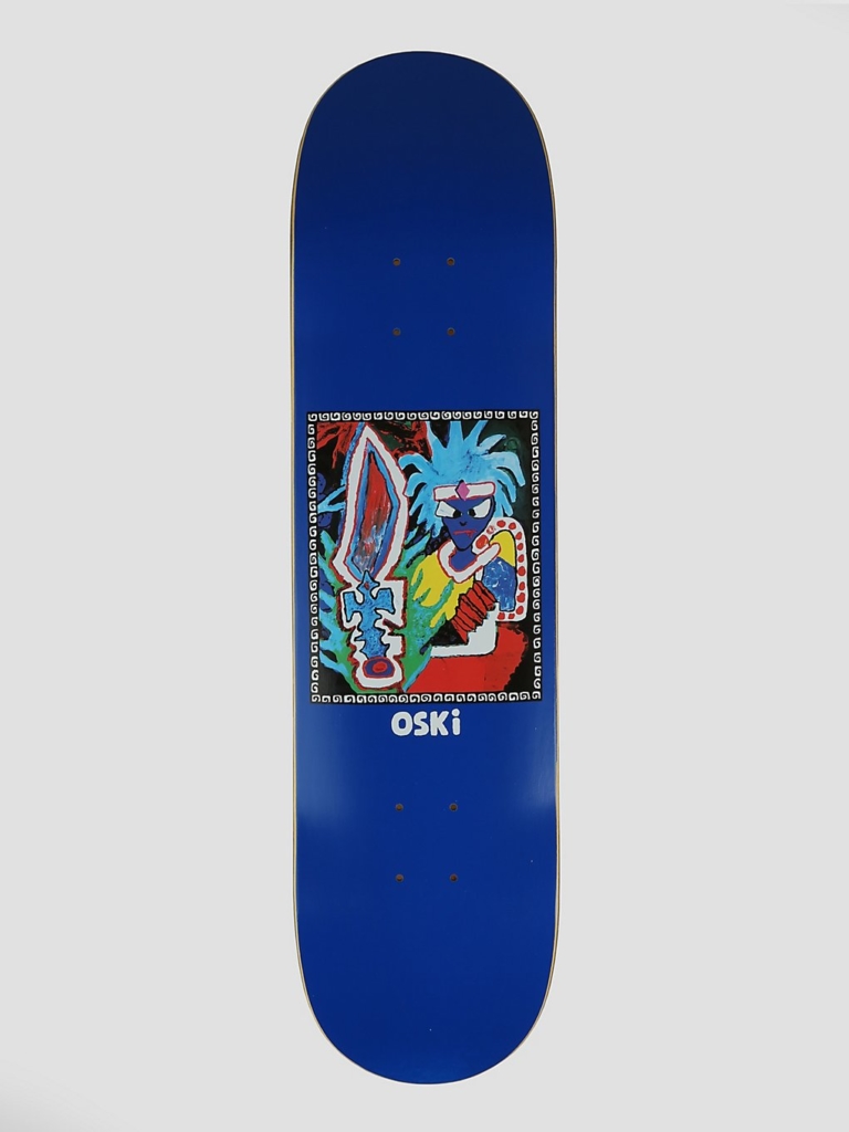 Polar Skate Oskar Rozenberg Tribal Chief 8″ Skateboard deck blauw