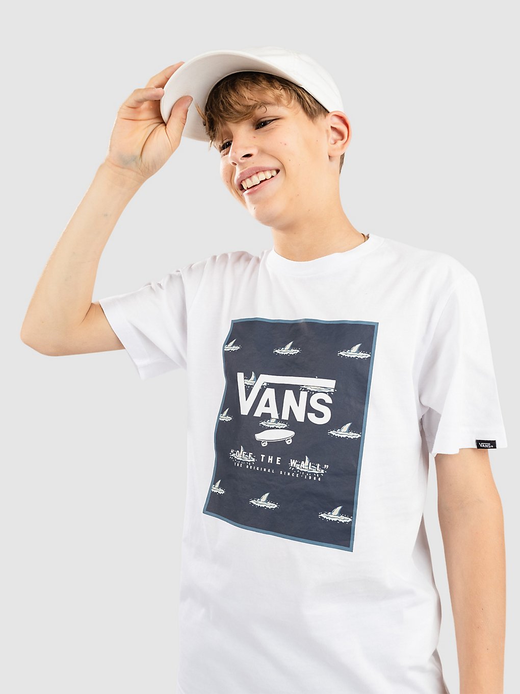 Vans Print Box T-Shirt wit