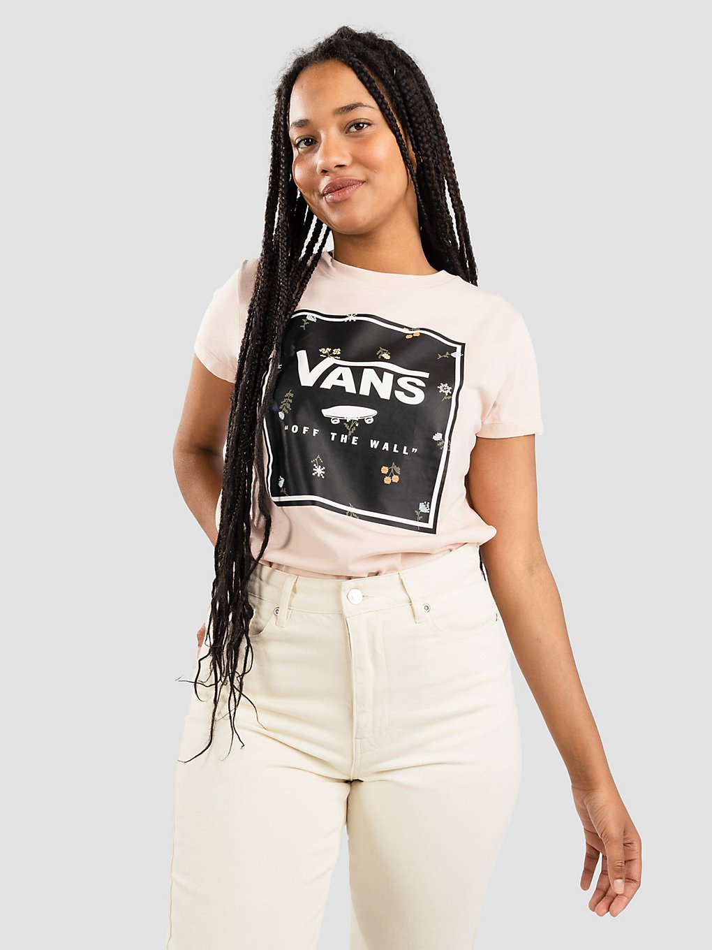 Vans Micro Ditsy Box Fill T-Shirt roze