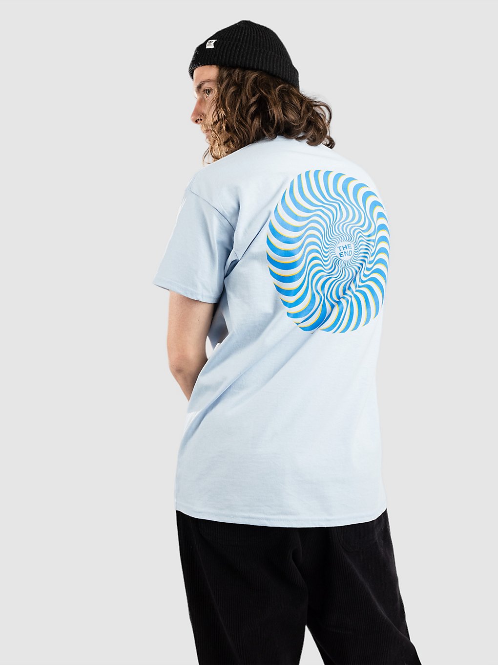 Spitfire Classic Swirl Overlay T-Shirt blauw