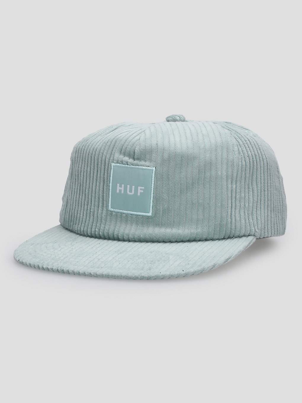 HUF Box Logo Cord 5 Panel petje groen