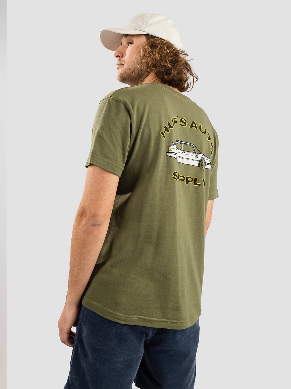HUF Chop Shop Pocket T-Shirt groen