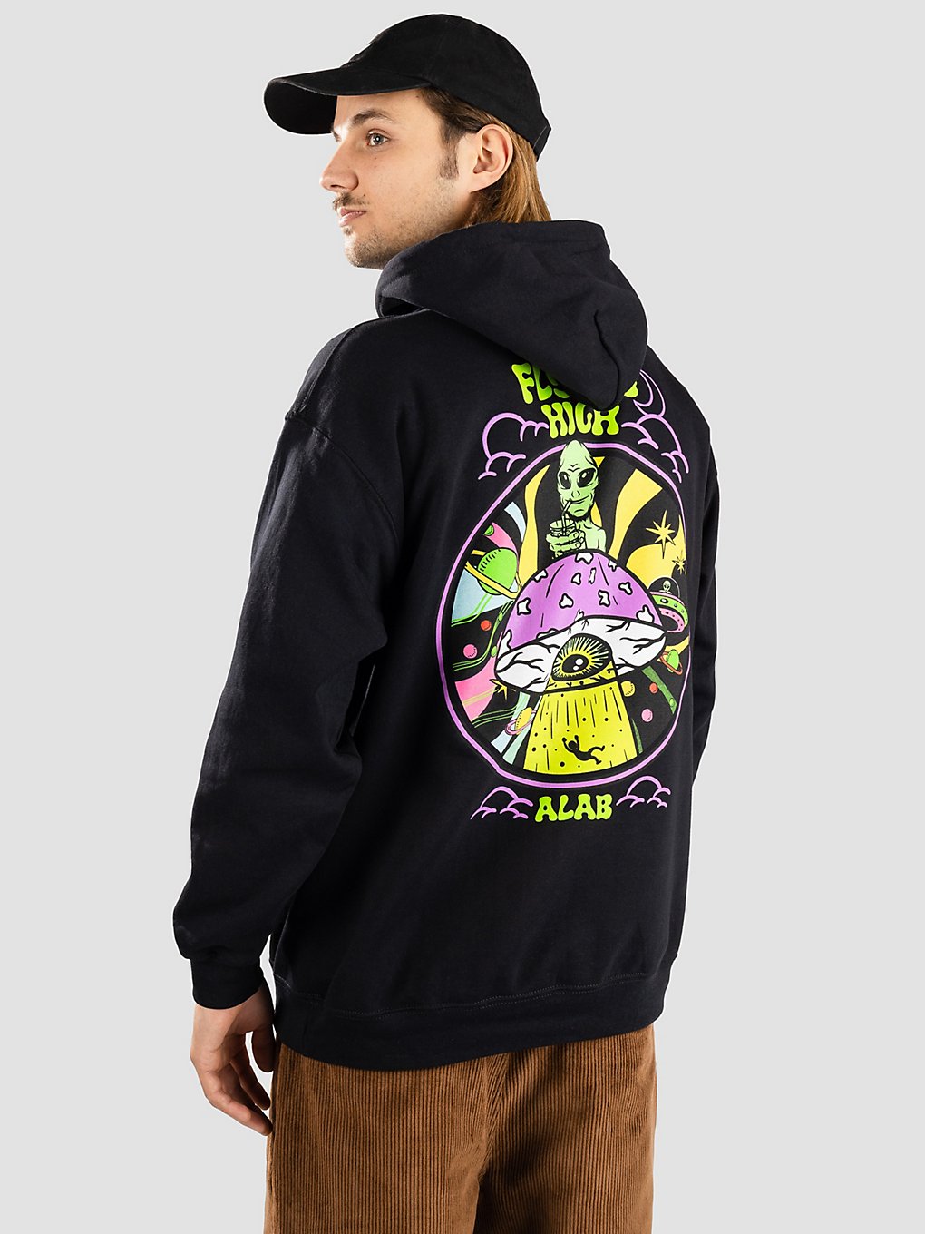 A.Lab Flying High Hoodie zwart