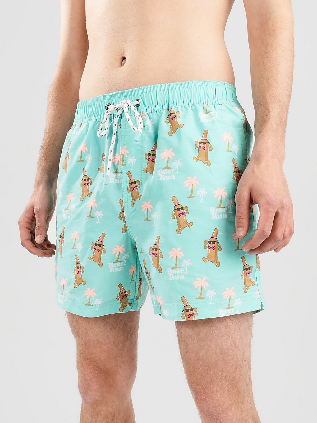 Party broek Beer Run Boardshorts groen