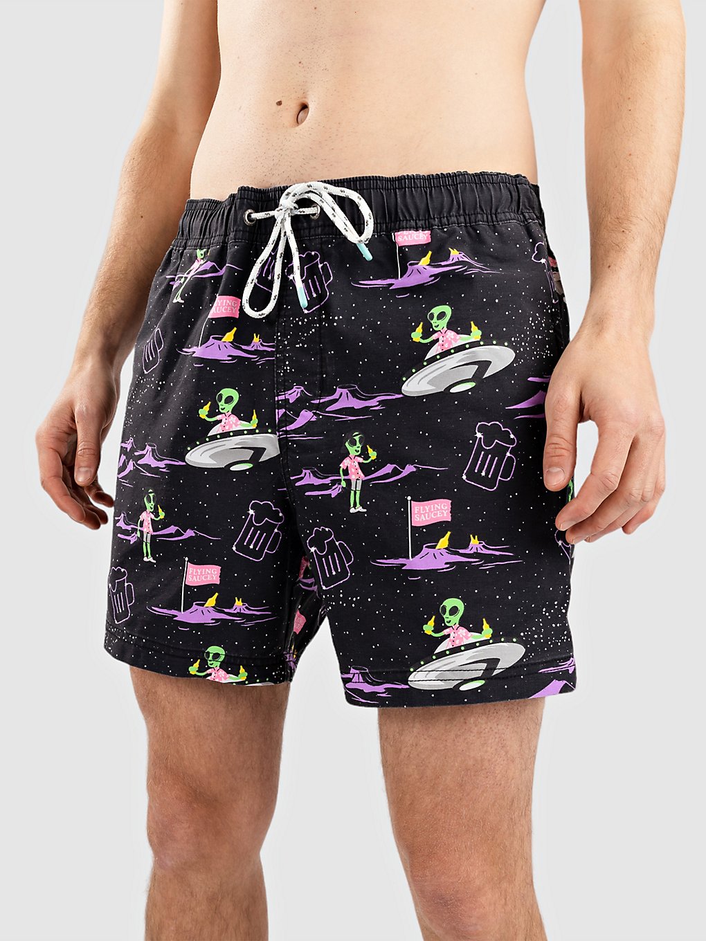 Party broek Flying Saucey Boardshorts patroon
