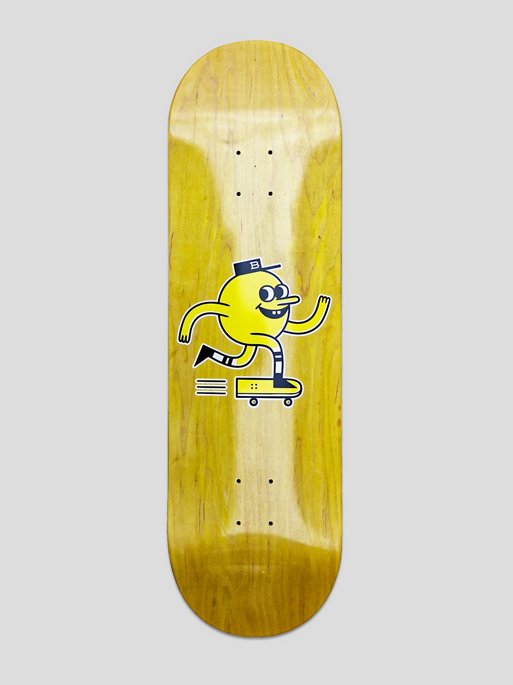 Blast Skates OG Yellow stain 8.375" Skateboard deck patroon