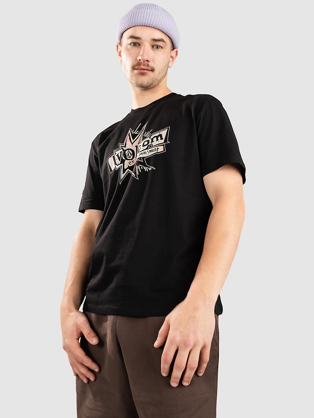 Volcom V Ent Skullconuts T-Shirt zwart