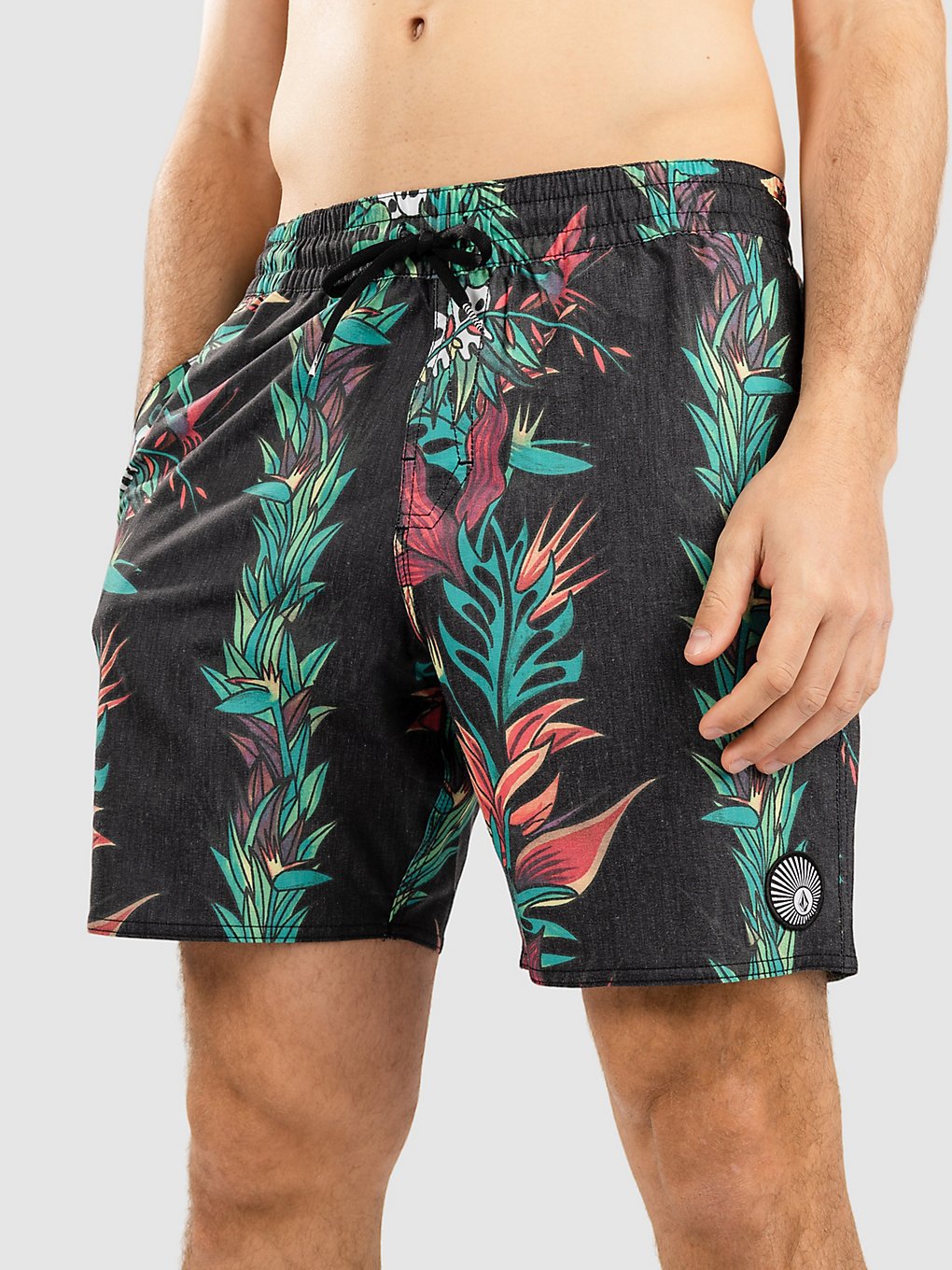 Volcom V Ent Pepper Stoney 17 Boardshorts zwart