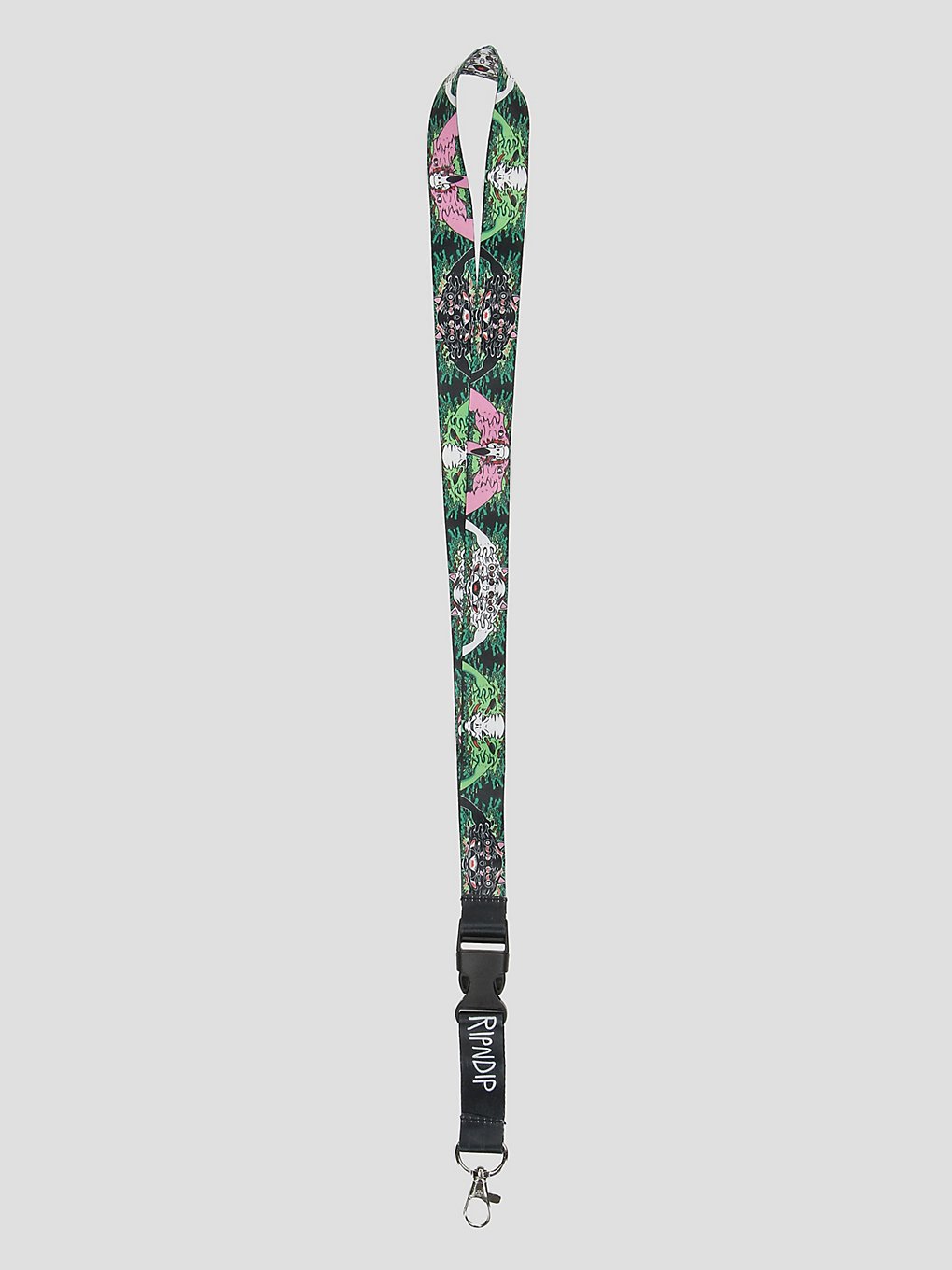 RIPNDIP Skull Face Lanyard zwart