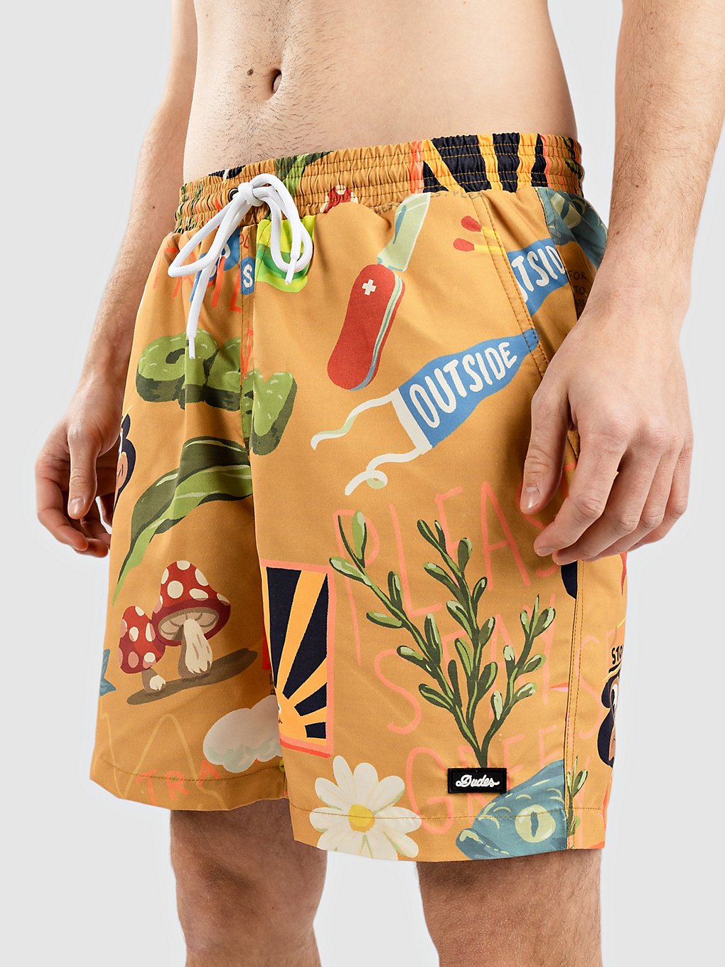 The Dudes Treasure Trail Boardshorts patroon