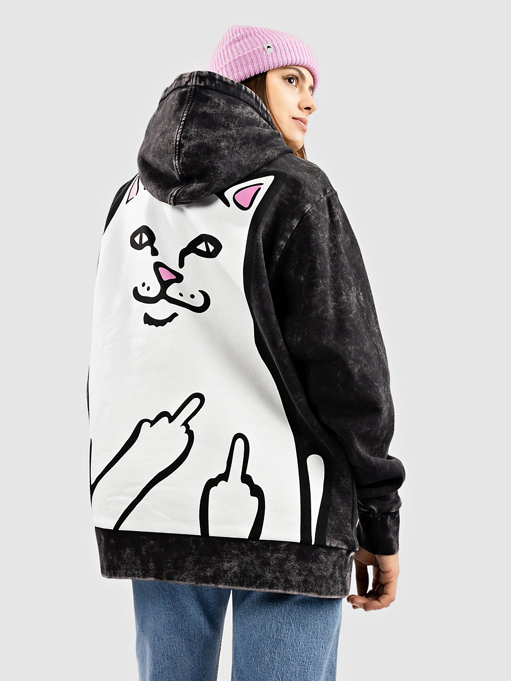 RIPNDIP Go Away Hoodie zwart