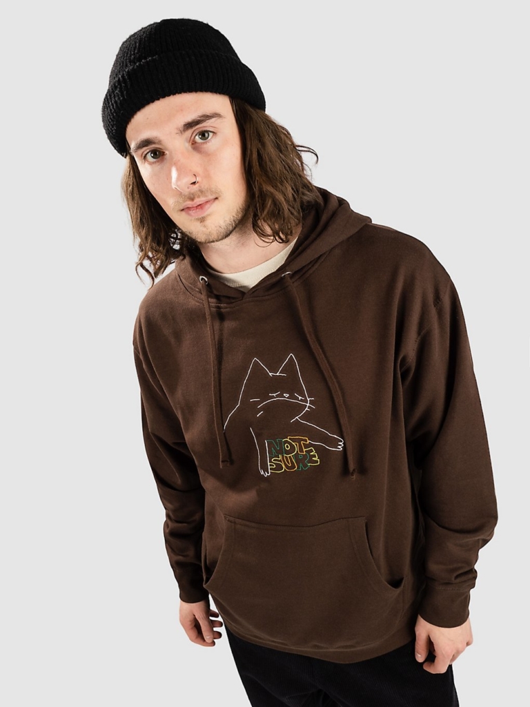Leon Karssen Not Sure Hoodie bruin