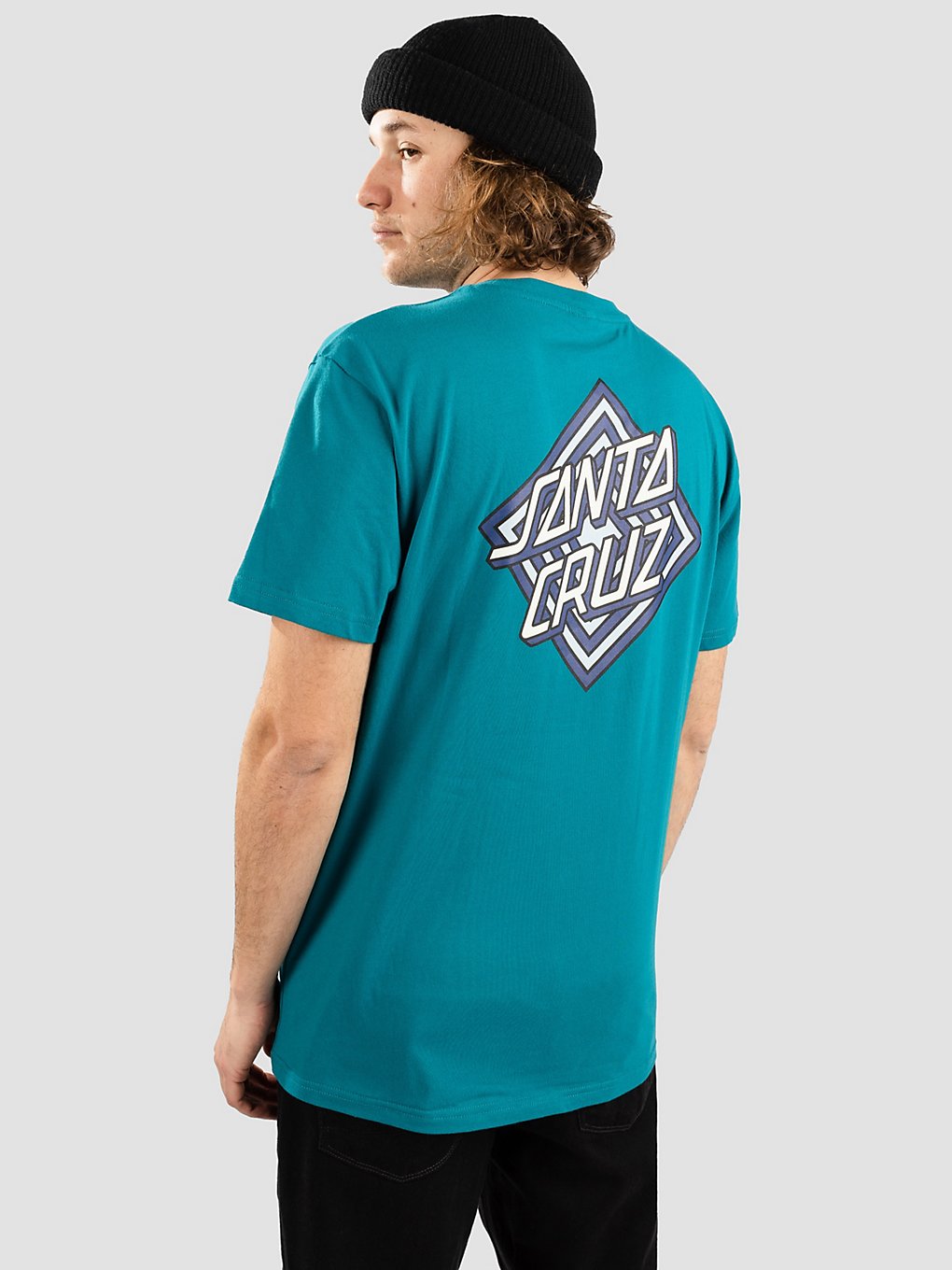 Santa Cruz Other Solitaire Dot T-Shirt blauw