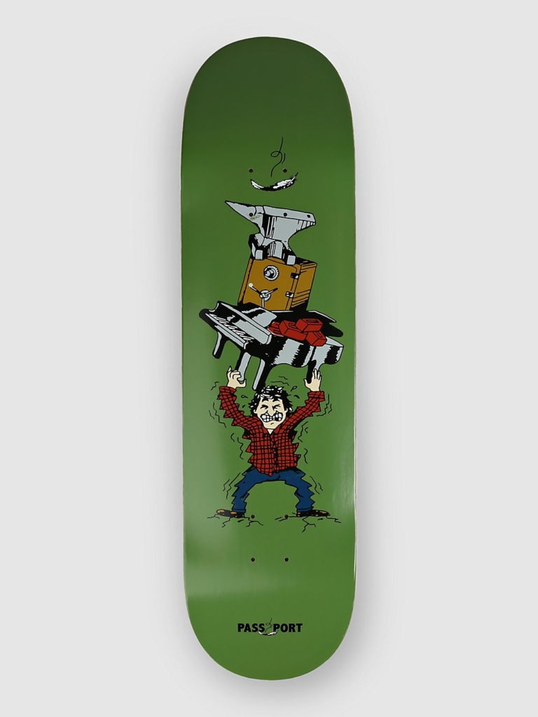 Pass Port Times Are Tough Crumble 8.5″ Skateboard deck groen
